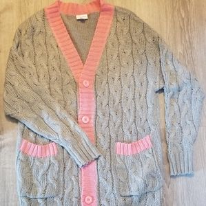 LulaRoe Small Lucille Grey/ Pink NWOT